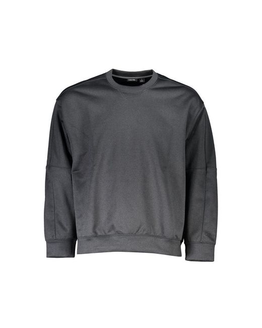 Calvin Klein Gray Polyester Sweater for men
