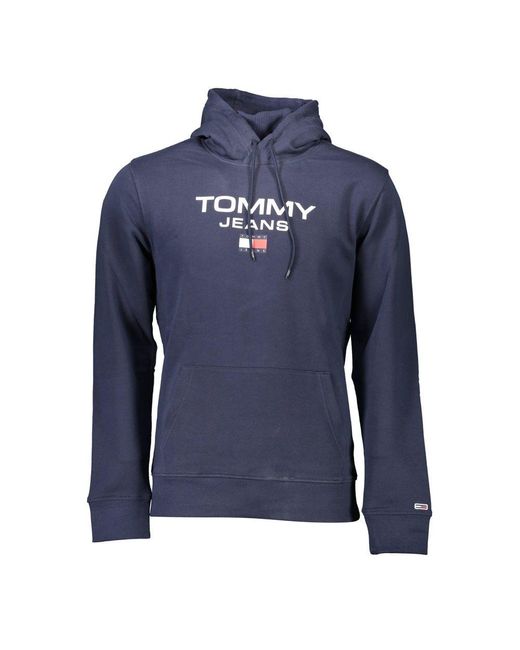 Tommy Hilfiger Blue Chic Organic Cotton Hoodie for men