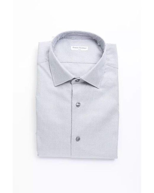 Robert Friedman White Cotton Shirt for men