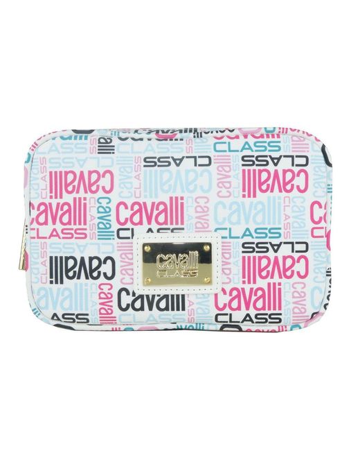Class Roberto Cavalli Multicolor White Pvc Crossbody Bag