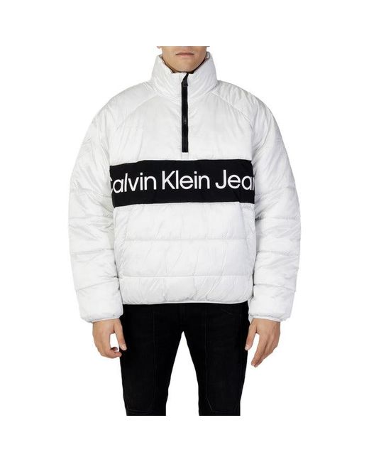 Calvin Klein Jacket in White for Men | Lyst UK