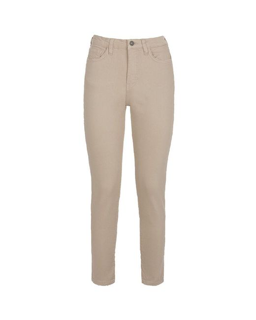 Fred Mello Natural Beige Cotton Jeans & Pant