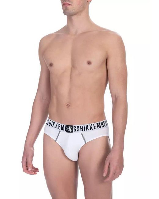 Bikkembergs Cotton Underwear in White for Men | Lyst
