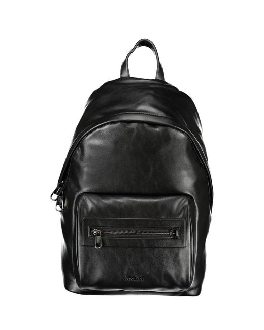 Calvin Klein Black Eco-Conscious Chic Backpack With Sleek Design for men