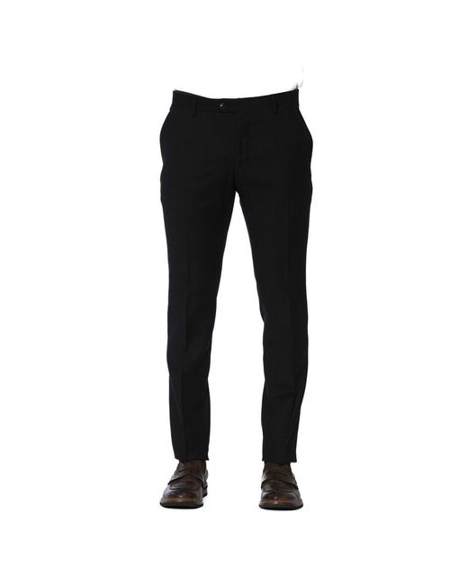 Trussardi Black Polyester Jeans & Pant for men