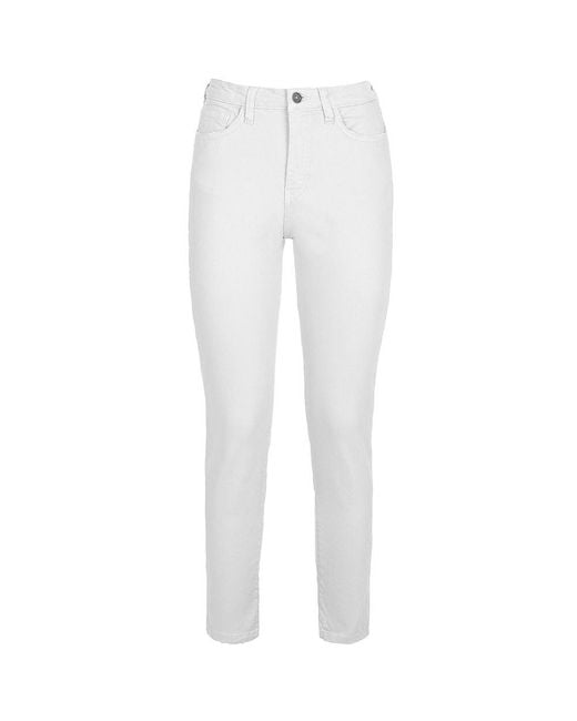 Fred Mello White Cotton Jeans & Pant