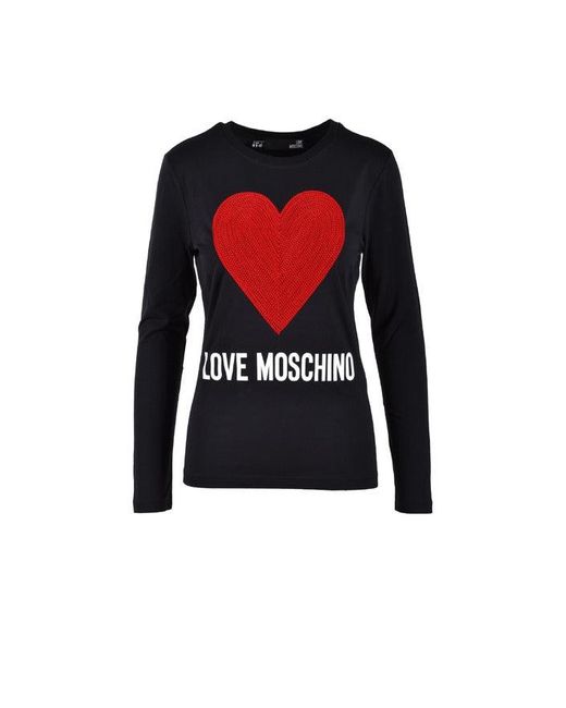 Love Moschino Black T-Shirt