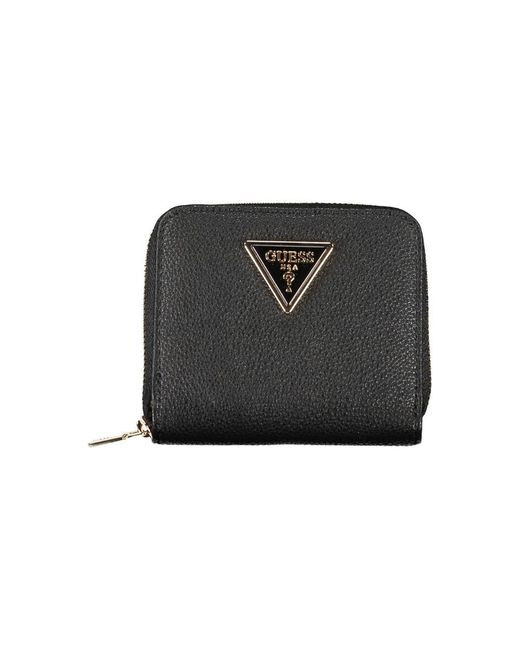 Guess Black Sleek Wallet With Timeless Style
