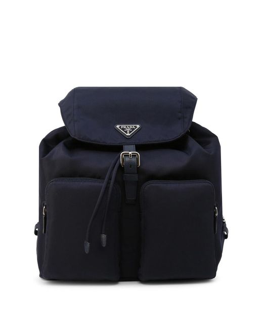 Prada Zainetto Tessuto Backpack in Blue - Save 52% | Lyst