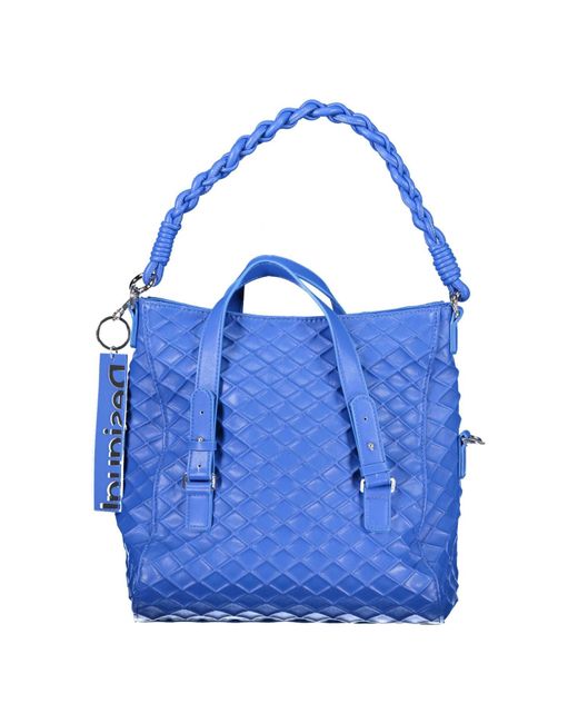 Desigual Blue Polyurethane Handbag