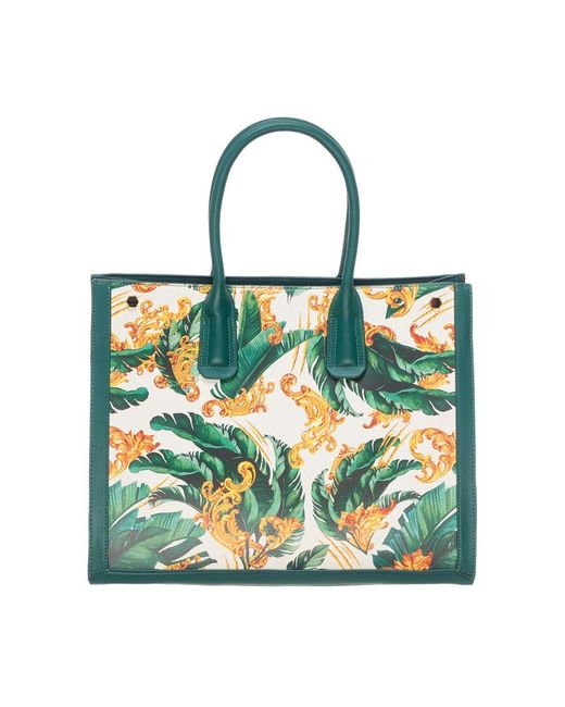 Philipp Plein Green Miami Vibes Eco-leather Shopper Bag