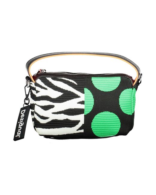 Desigual Green Elevate Your Style With A Sleek Shoulder Bag