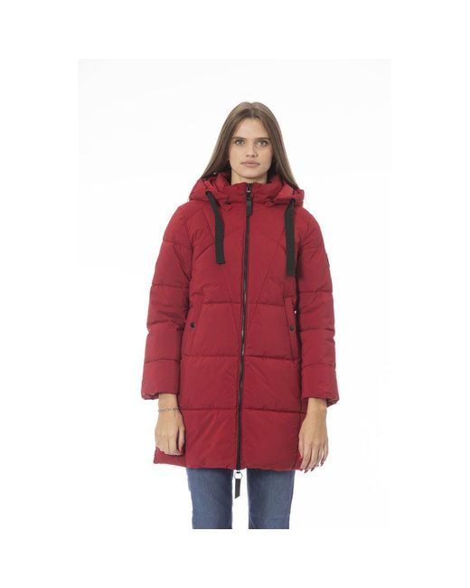 Baldinini Red Polyester Jackets & Coat