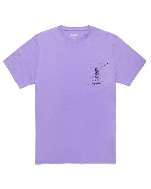 Refrigiwear Purple Cotton T-shirt for men