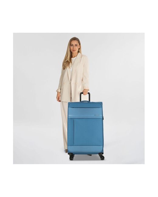 Jump Apparel Monthélys 4 Rollen Trolley 78 Cm Mit Dehnfalte Für Herren in Blue für Herren