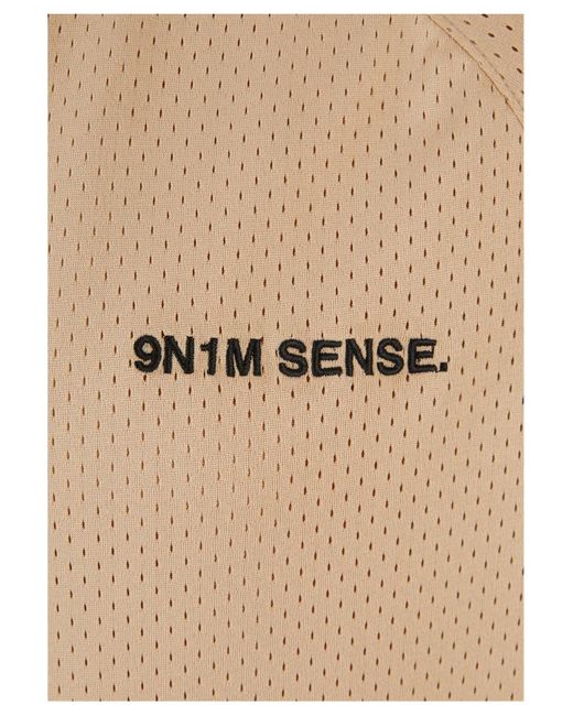 9N1M SENSE Sense mesh shirt in Natural für Herren