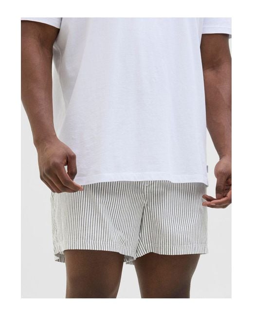 Jack & Jones Boxershorts Plus Size Boxershorts Für Herren in White für Herren