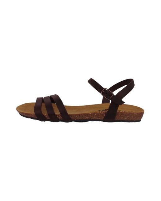 Plakton Brown Komfort Sandalen Mam Alou 575080 575080 Apure Marron Leder Für Damen