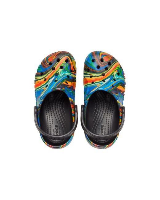 CROCSTM Blue Baya Grafischer Clog 206814 -0C4 Schwarz Multi