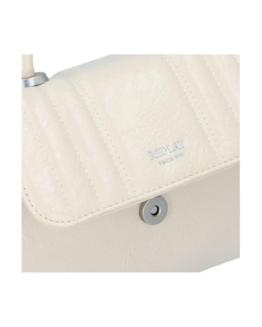 Replay White Handtasche 23.5 Cm Für Damen