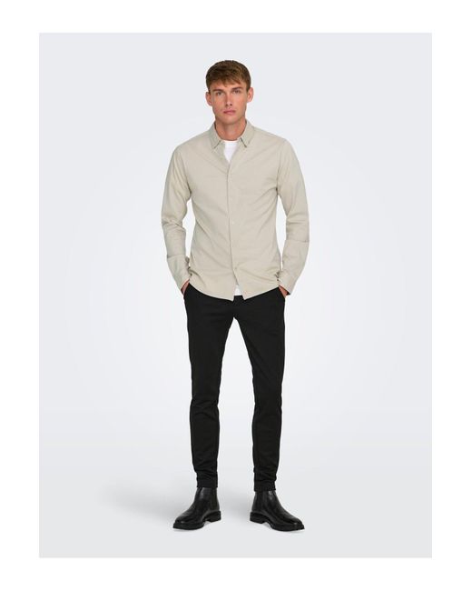 Only & Sons Hemd Onsrobin Hemd Für Herren in White für Herren