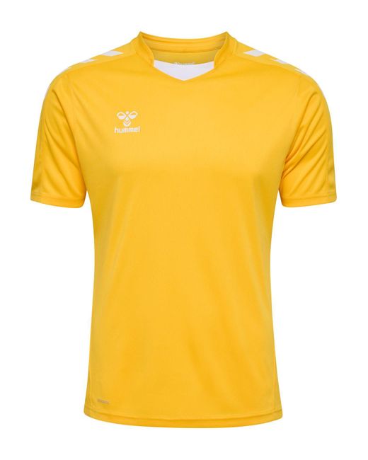 Hummel Hmlcore xk poly jersey s/s in Yellow für Herren