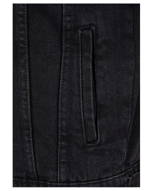 Urban Classics Black 90er oversize jeansjacke