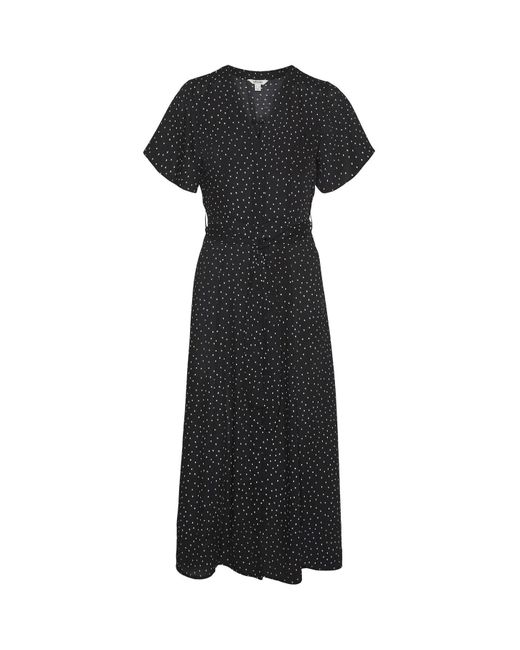 Vero Moda Black Hemdblusenkleid vmsidra langes kleid