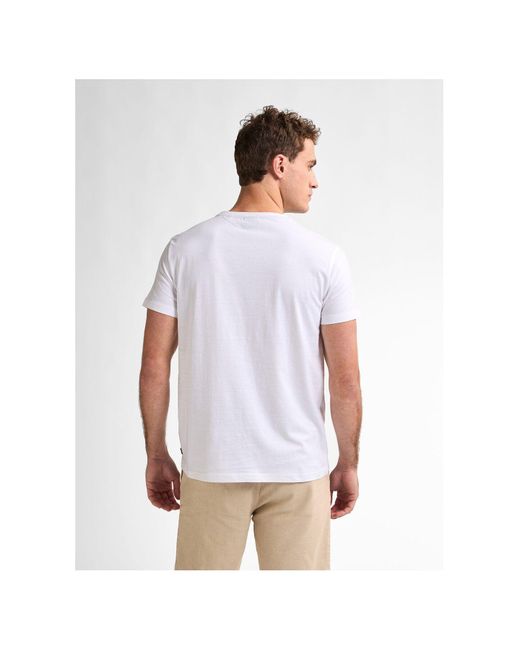 Petrol Industries Klassisch Gestaltetes T-Shirt Für Herren in White für Herren