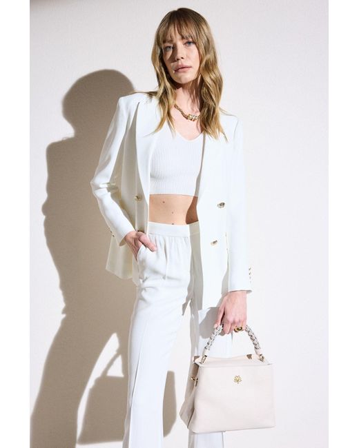 Brooks Brothers White Kreppjacke