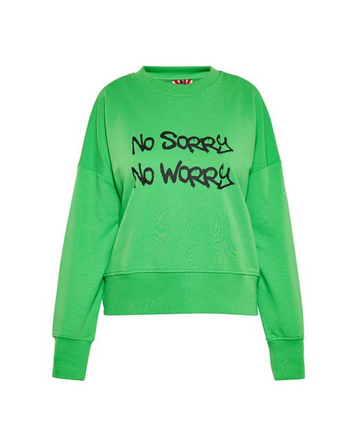 myMo ROCKS Green Sweatshirt relaxed fit