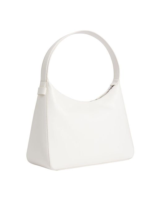 Calvin Klein White Ck Sense Medium Shoulder Bag Für Damen