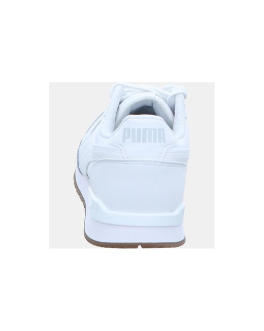 PUMA White Sneaker flacher absatz