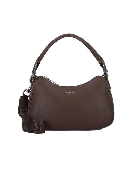 Replay Brown Handtasche 25.5 Cm Für Damen