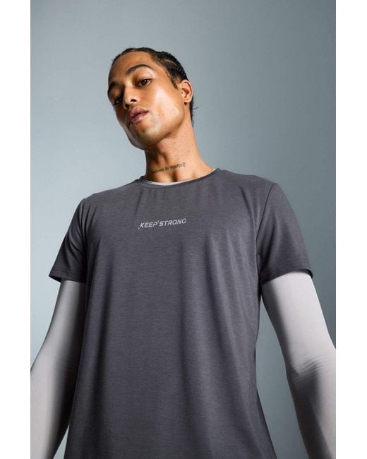 Defacto Slim Fit Fahrrad-T-Shirt Fit Für Herren in Gray für Herren