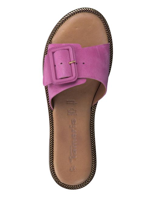 Tamaris Purple Sandalen 1-27105-42 510 pink leder mit touch-it
