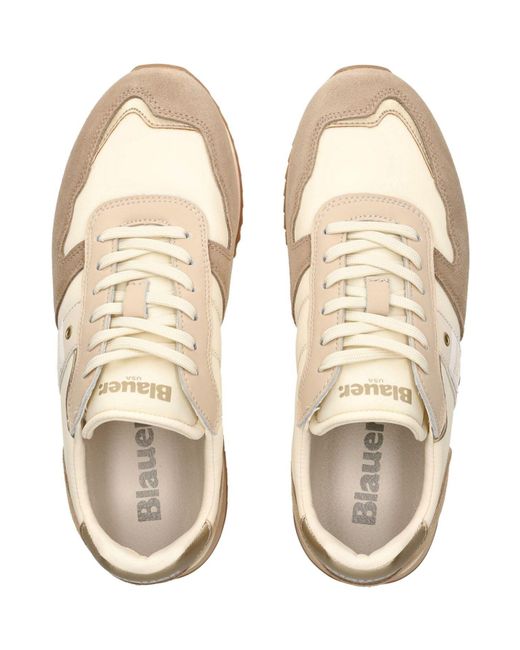 Blauer Natural Sneaker Für Damen