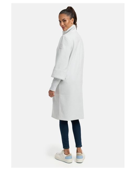 Navahoo White Langmantel Polarblüte 14 Für Damen