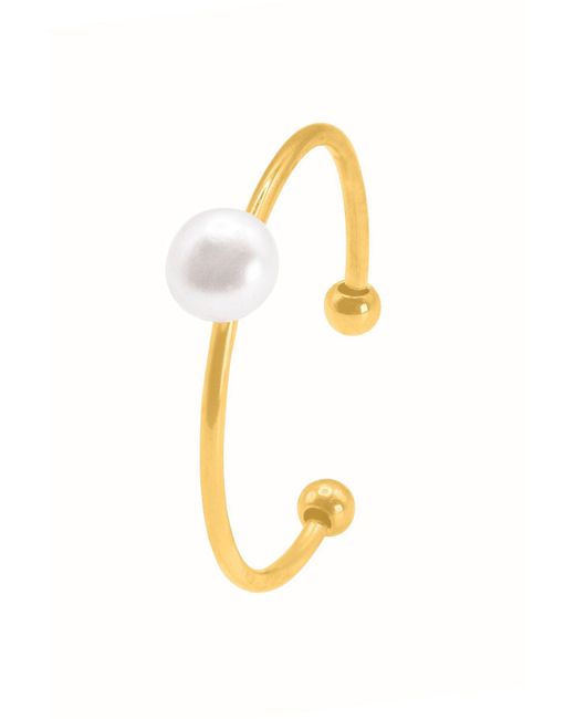 Heideman Metallic Perlen Ring Prisc Modisch Für Damen