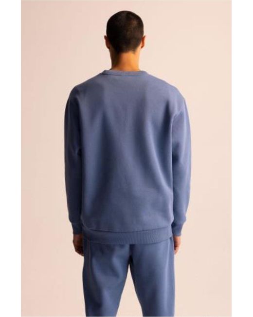 Defacto Sweatshirt mit übergroßer passform in Blue für Herren
