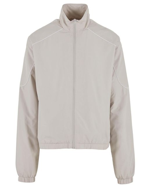 Urban Classics Piped Panel Trackjacket Für Herren in Gray für Herren