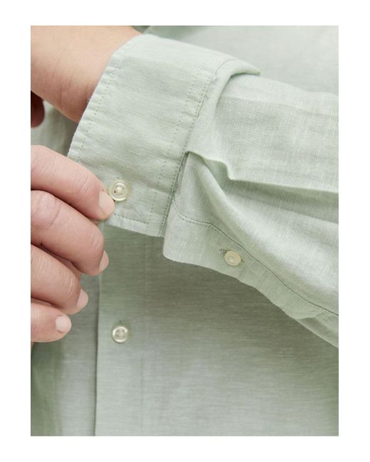 Jack & Jones Hemd Plus Size Regular Fit Hemd Für Herren in Green für Herren