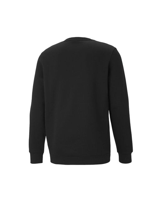 PUMA Sweatshirt ess big logo crew, großes logo, rundhalsausschnitt in Black für Herren