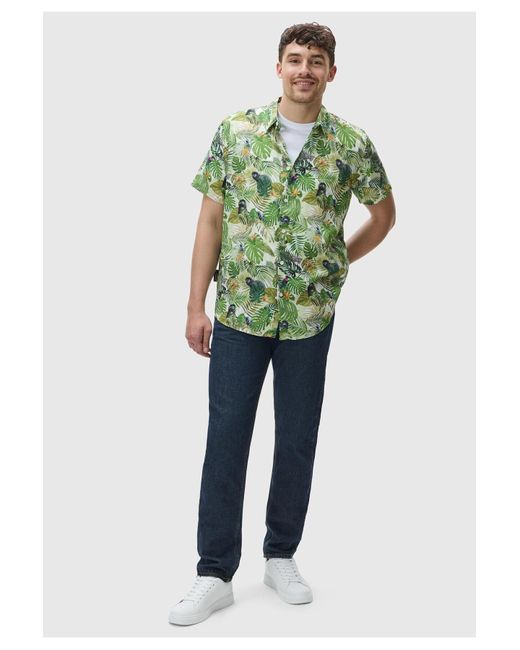 Ragwear Hawaiihemd omerro in Green für Herren