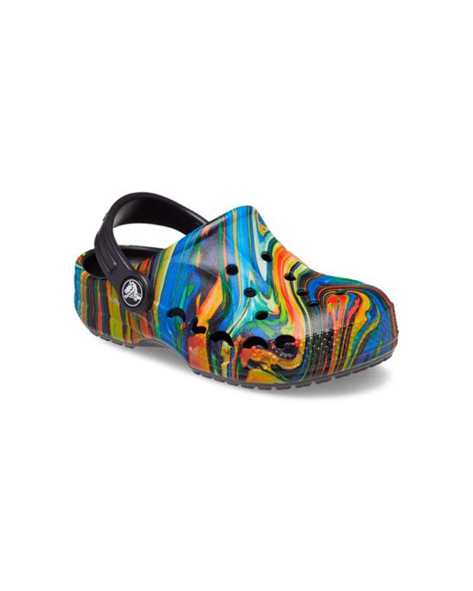 CROCSTM Blue Baya Grafischer Clog 206814 -0C4 Schwarz Multi