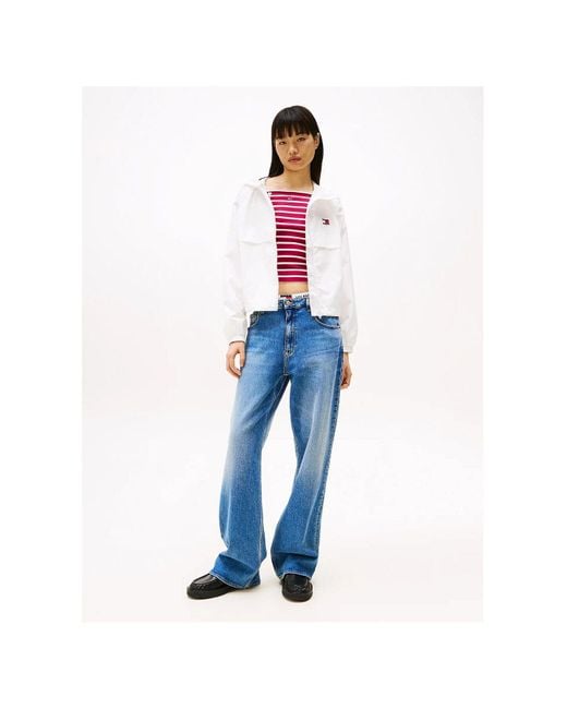 Tommy Hilfiger Red Tjw Essential Windbreaker Ext Jacke Für Damen