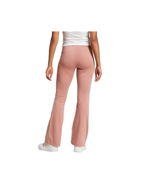 Adidas Multicolor Essentials Kleine, Ausgestellte Leggings Mit Logo Für Damen