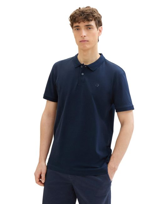 Tom Tailor Poloshirt regular fit in Blue für Herren