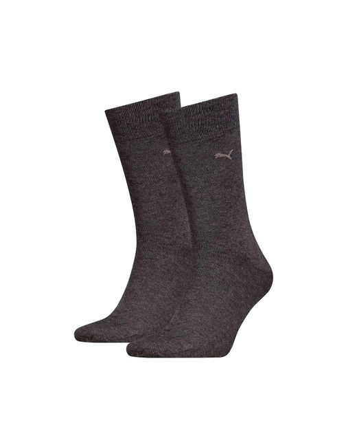 PUMA Socken, 2er pack classic, kurzsocken, logo, einfarbig in Black für Herren