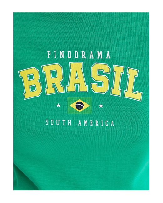 Koton Green Brasil Slim Fit T-Shirt Mit Rundhalsausschnitt Und Kurzen Ärmeln Für Damen